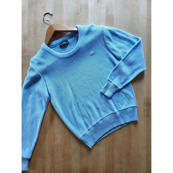 1960s Vintage Izod Lacoste Sweater: Orlon Acrylic Crewneck Pullover, Women's L - Picture 1 of 6
